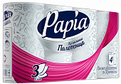 Бумажные полотенца "Papia" трёхслойные 4шт