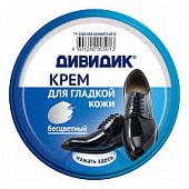ДИВИДИК Воск Классик для обуви из гладкой кожи 40 мл.Черный