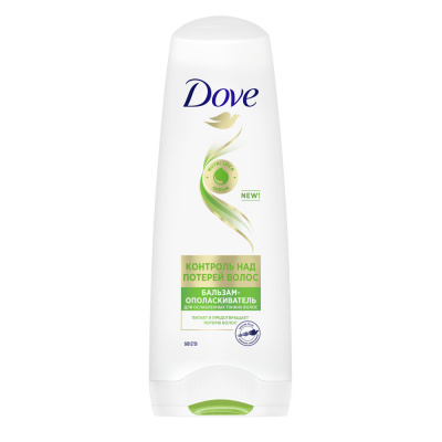 Dove Hair Therapy Бальзам-ополаскиватель для ослабленных хрупких волос контроль над потерей волос, 200 мл