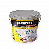Краска акриловая интерьерная 6кг (FARBITEX)