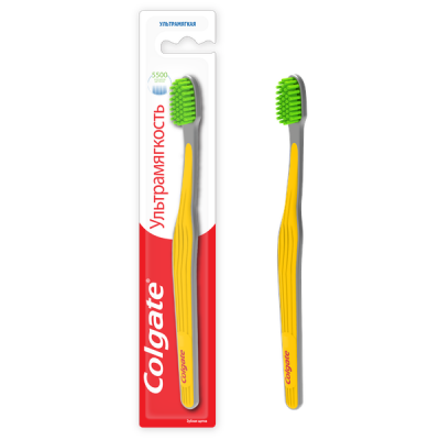 Colgate Ультрамягкость Зубная щетка для эффективной чистки зубов, ультрамягкая_2