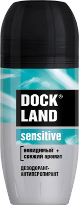 DockLand Дезодорант-ролик мужской Sensitive, 50 мл