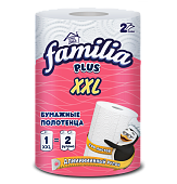 Бумажные полотенца "Familia" двухслойная XXL, 1 шт