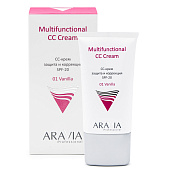 СС-крем ARAVIA Professional защит. SPF-20 Multifunctional CC Cream, Vanilla 01, 50 мл