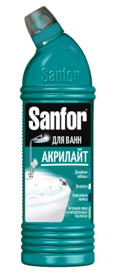 Sanfor Средство чистящее для ванн Акрилайт, 750 мл