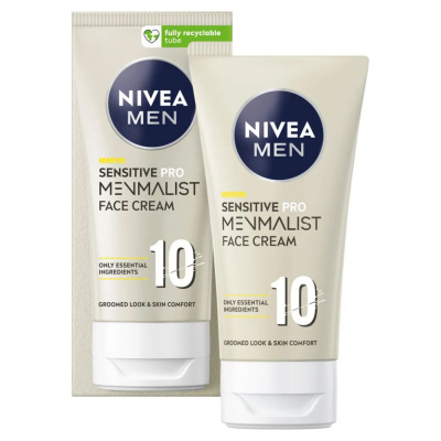 Nivea Men Крем для лица Sensitive Pro Menmalist для чувствительной кожи, 75 мл