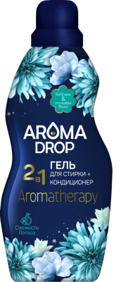 Aroma Drop Гель для стирки Aromatherapy Универсальный Свежесть лотоса, 1000 мл
