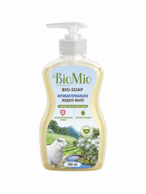 BioMio Bio-Soap Жидкое мыло Антибактериальное с экстрактом чайного дерева, 300 мл