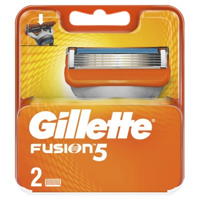 Gillette Fusion5 Сменные касеты для бритья, 2 шт