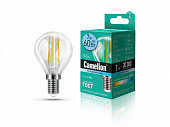 Лампа светодиодная Camelion LED 7 - G45  FL 845 E14, 7Вт, прозрачная (60Вт)