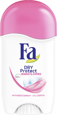 ФА дез-стик 50мл. Dry Protect Нежность Хлопка