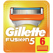 Жиллет Fusion  кассеты 6 шт.
