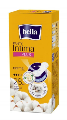 Bella Panty Intima Plus Прокладки ежедневные Normal, 28 шт