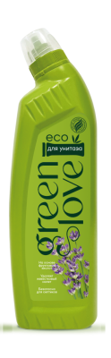 Green Love Средство для чистки унитазов Лаванда, 750 гр