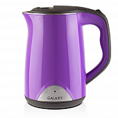 Эл.чайник Galaxy GL 0301 2000ВТ,1,5л,диск., двойная стенка из нерж.стали и пищ. пластика,фиолетовый