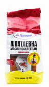 Шпатлевка масляно-клеевая финишная Д-350 пакет 2 кг (10)