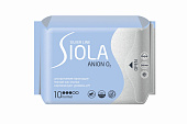 Прокладки SIOLA Silver Line 10шт с анионным вкладышем normal ультратонкие