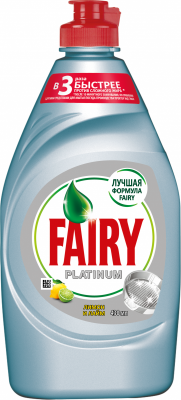 Fairy Platinum Средство для мытья посуды Лимон и Лайм, 430 мл