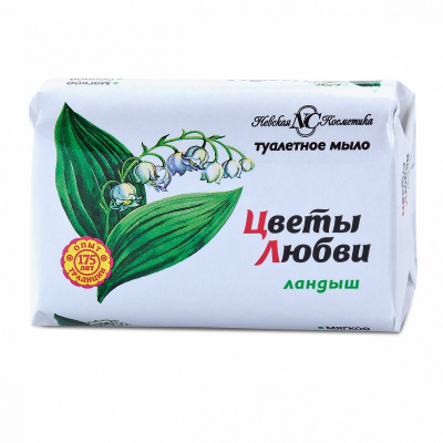 Невская Косметика Туалетное мыло Цветы любви Ландыш, 90 гр