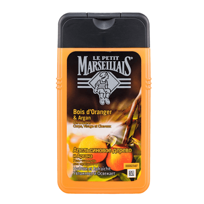 Le Petit Marseillais Гель-шампунь для мужчин 3 в 1 Апельсиновое дерево и Аргана, 250 мл