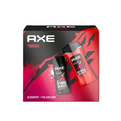 Axe Подарочный набор мужской Феникс (Дезодорант-аэрозоль, 150 мл + Гель для душа, 250 мл)_1