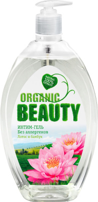Organic Beauty Гель для интимной гигиены Лотос и Бамбук, 500 мл