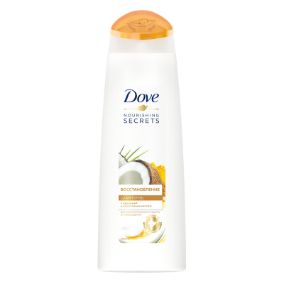 Dove Nourishing Secrets Шампунь восстановление с куркумой и кокосовым маслом для укрепления волос, 250 мл