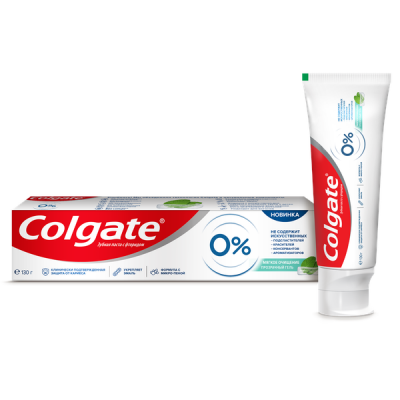 Colgate 0% Мягкое Очищение Зубная паста от кариеса 130 г_1