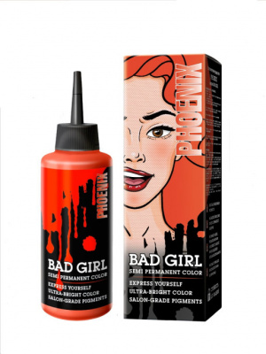 Bad Girl Оттеночнй бальзам-пигмент прямого действия Phoenix оранжевый, 150 мл