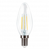 Лампа светодиодная Camelion LED 7 - C35 FL 845 E14, 7Вт, прозрачная (60Вт)