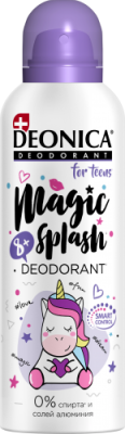 Deonica for Teens Дезодорант-спрей для девочек Magic Splash, 125 мл