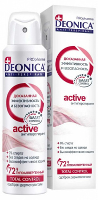Deonica Антиперспирант-спрей PROpharma Active, 150 мл