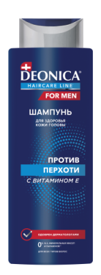 Deonica Haircare Line for Men Шампунь Против перхоти, 380 мл