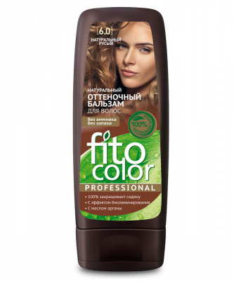 Fito Color Professional Натуральный оттеночный бальзам для волос тон 6,0 Натуральный Русый, 140 мл