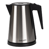 Эл.чайник Galaxy GL 0326 СТАЛЬНОЙ,мощность1200 Вт,объем 1,2л.тройные стенки из стали и пластика  ЖЦ