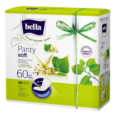 Bella Panty Soft Прокладки ежедневные Tilia, 60 шт