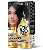 Стойкая крем-краска д/волос Only Bio COLOR Тон 1.0 Роскошный черный 115мл