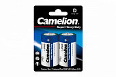 Батарейка Camelion Blue блист. 2 шт. R20P-BP2B большая, 1,5 В, Цена за 1 шт.