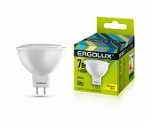 Лампа светодиодная Ergolux  LED- JCDR-7W-GU5.3-3K,7Вт,3000К,220В (60Вт)