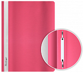 Папка-скоросшиватель пластик.А4 Berlingo,180мкм,розовая с прозр. верхом ASp_04112