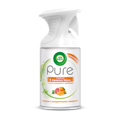 Air Wick Pure Освежитель воздуха Сочный апельсин и грейпфрут, 250 мл