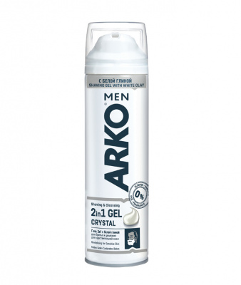 Arko Men Crystal Гель для бритья, 200 гр