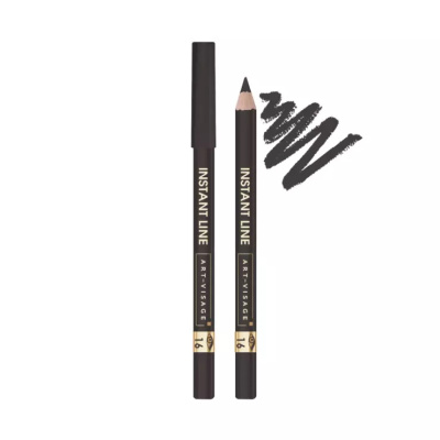 Art-Visage Стойкий карандаш для глаз Instant Line тон 16 Графит, 1 шт