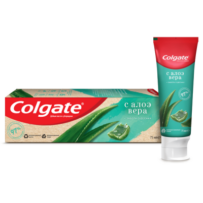 Colgate Зубная паста Naturals Забота о Деснах с Алоэ Вера, 75 мл