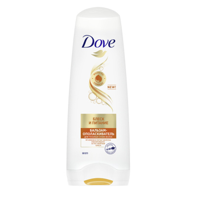 Dove Hair Therapy Бальзам-ополаскиватель для тусклых сухих волос блеск и питание, 200 мл